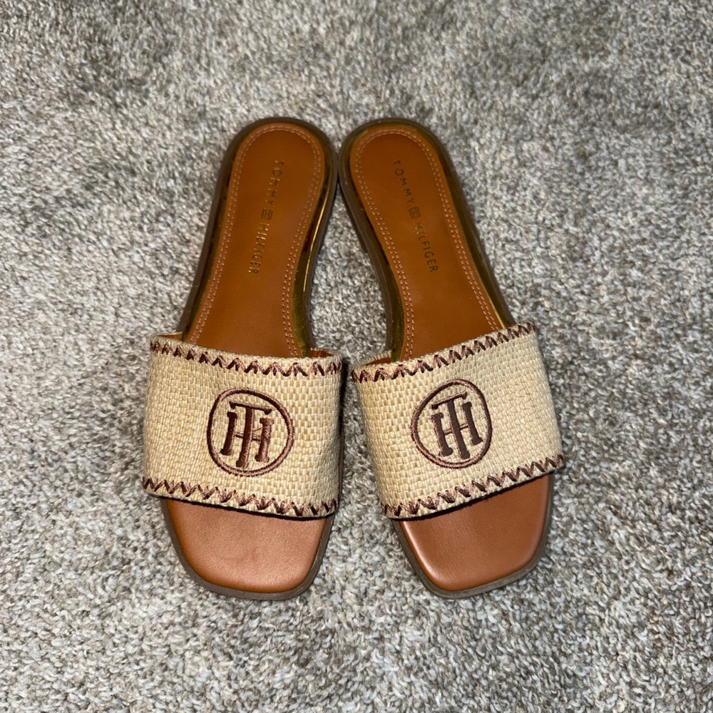 Tommy Hilfiger Embroidered Sandals